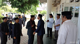 Cek Mad Sambut Kepulangan Peserta MTQ Kafilah Aceh Utara di Pendopo
