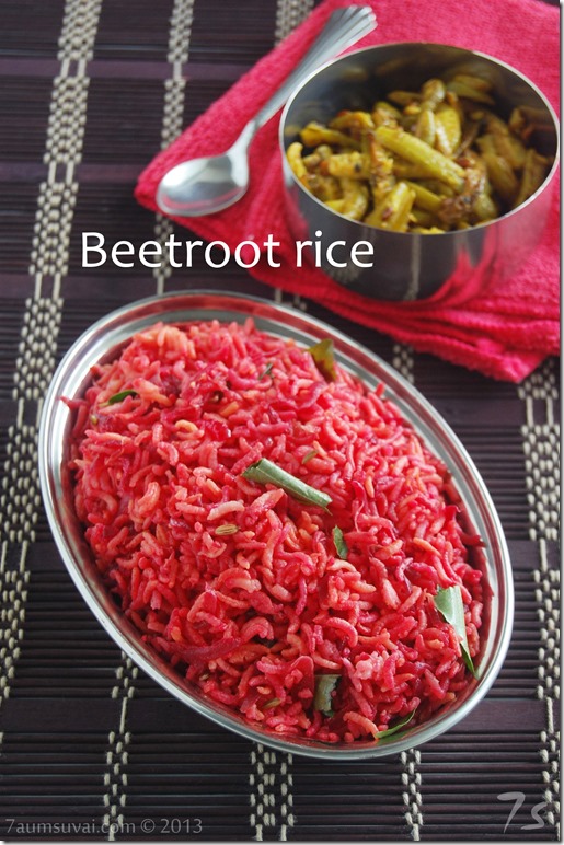 Beetroot rice