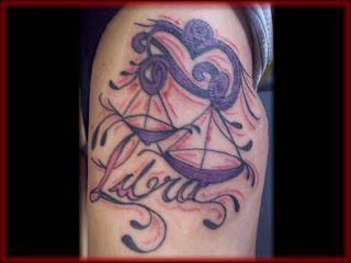 Zodiak Tattoos Gallery - Libra Tattoo 