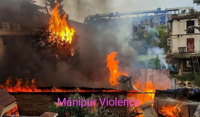 Manipur burns then let it burn? मणिपुर जलता है तो जलने दे ? 