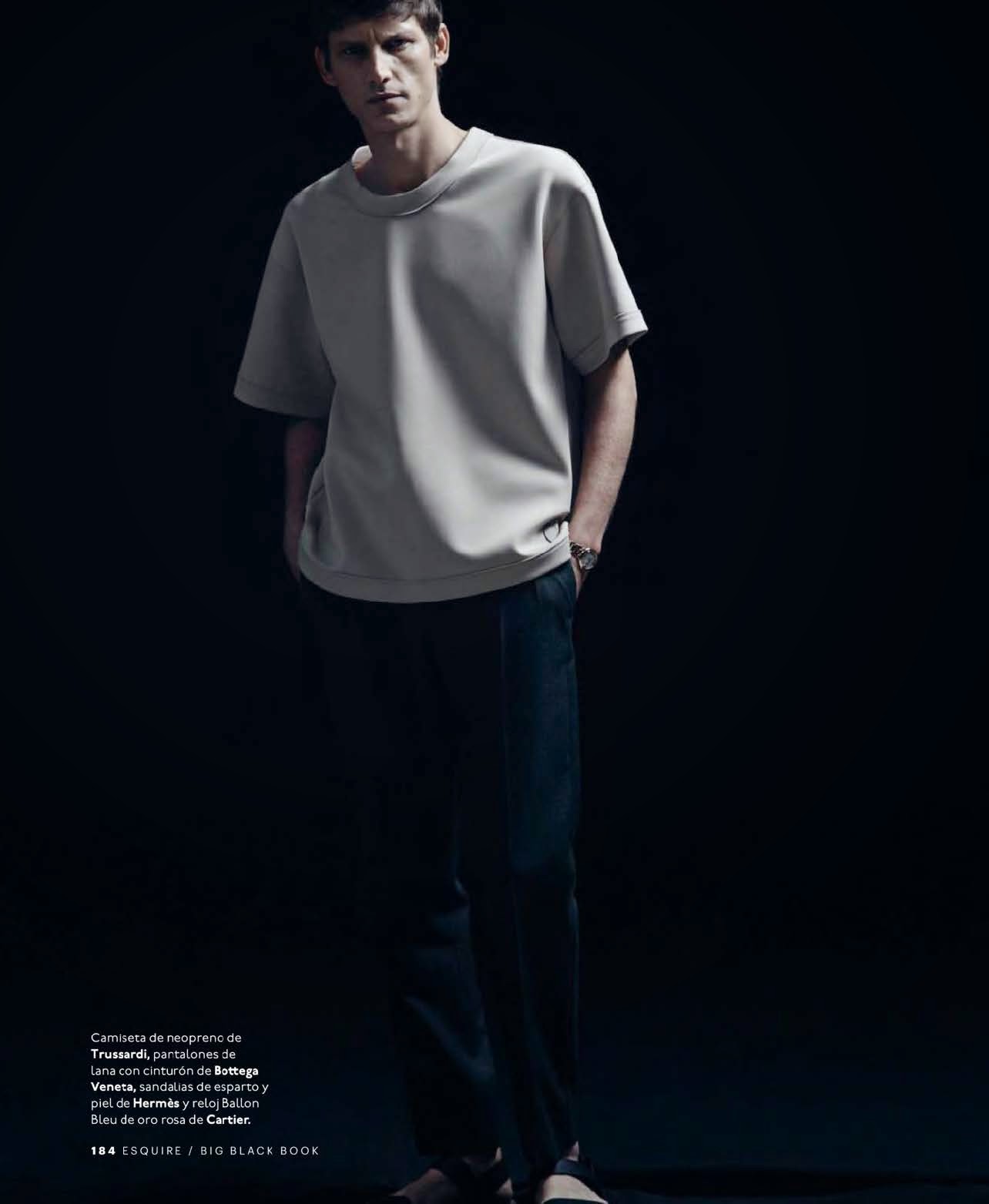 “minimalisme” Roch Barbot Para The Big Black Book De Esquire España Spring 2014 