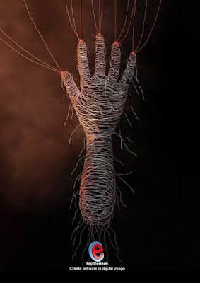 Digital Image : String Hand