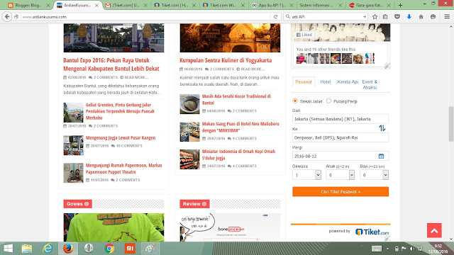 Affiliate Tiket.com #NgopiBarengTiket Jogja Complete Guide To Blog Monetizing