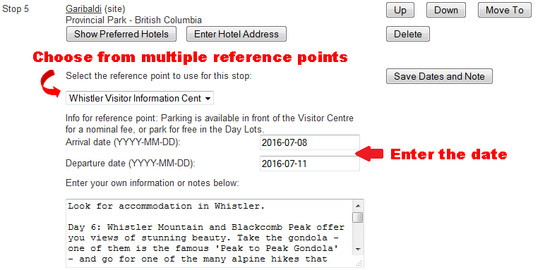 Choose from multiple reference points or coordinates. Enter the date. choose from multiple reference points or coordinates - enter the date