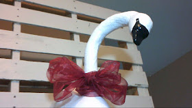 How to Make a paper mache or paper clay Swan Wall Sculpture