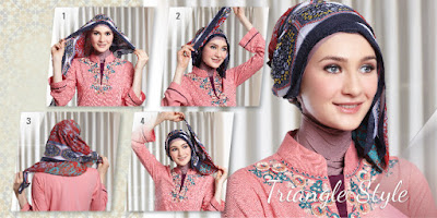 tips jilbab segi empat