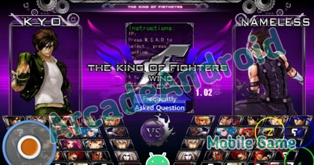 King of Fighter Wing ex 1.02 on Android 