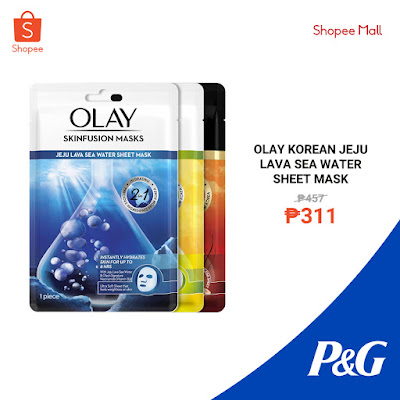 Olay Korean Jeju Lava Sea Water Sheet Mask