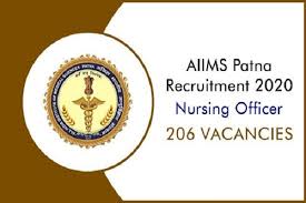 AIIMS Patna Nursing Officer Online Form 2020