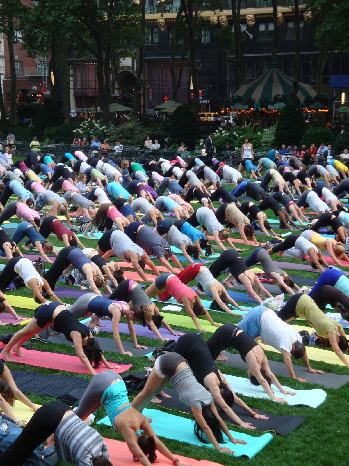 bryant park  yoga