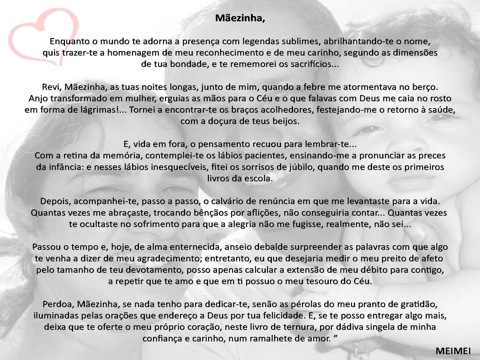 do meu esposo e de Kamille o marca d água e uma mensagem linda de Meimei esp­rita sobreposta N£o aguentei e minhas lágrimas rolaram ao ler