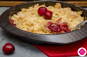 Crumble aux cerises