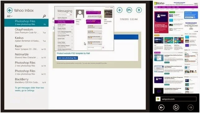 Cara Multitasking Aplikasi Modern di Windows 8