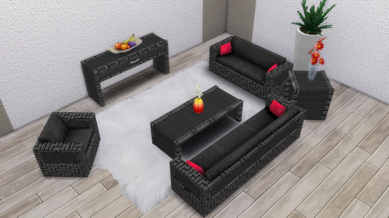 The Sims 4 Living Room