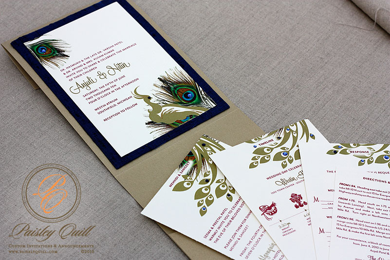 Anjali's wedding invitations have been the most detailed suite I have done
