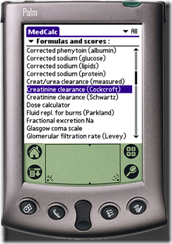 medical calculator for Palm