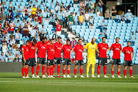 R. C. D. MALLORCA. Temporada 2023-24. Pablo Maffeo, Samu Costa, Vedat Muriqi, Dani Rodríguez, Martin Valjent, Manu Morlanes, Sergi Darder, Predrag Rajković, Matija Nastasić, Siebe Van der Heyden, Toni Lato. REAL CLUB CELTA DE VIGO 0 🆚 R. C. D. MALLORCA 1 Sábado 16/09/2023, 18:30 horas. Campeonato de Liga de 1ª División, jornada 5. Vigo, Pontevedra, 18.693 espectadores. GOLES: ⚽0-1: 85’, Vedat Muriqi.