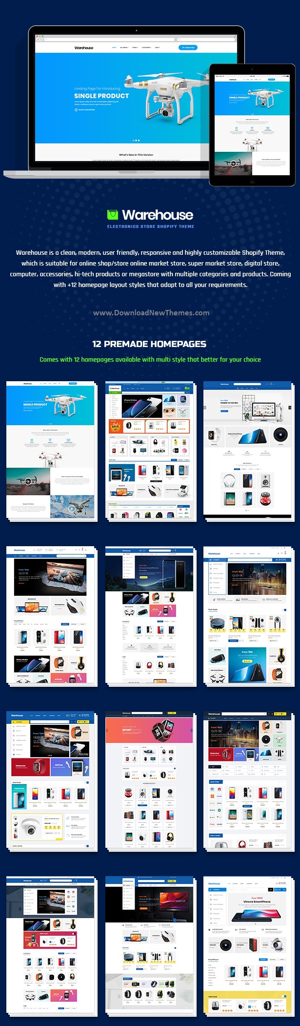 Electronics & Multipurpose Shopify Theme