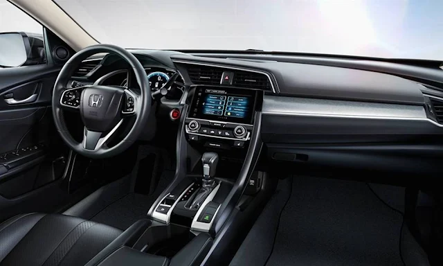 Novo Honda Civic 2017 - interior - Brasil