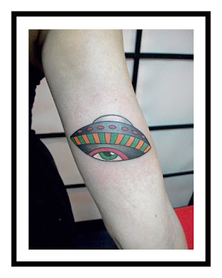 flying saucer tattoo
