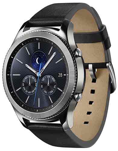 Samsung Gear S3 classic mit Echtleder-Armband