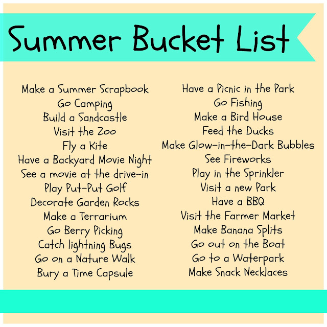 Summer Bucket List Scrapbook