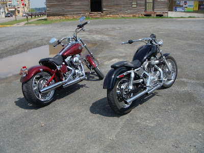 harley davidson rocker c. This red Rocker is a