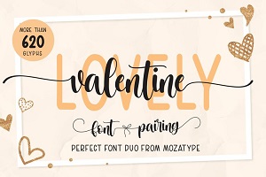 Lovely Valentine by Sukasih | Mozatype