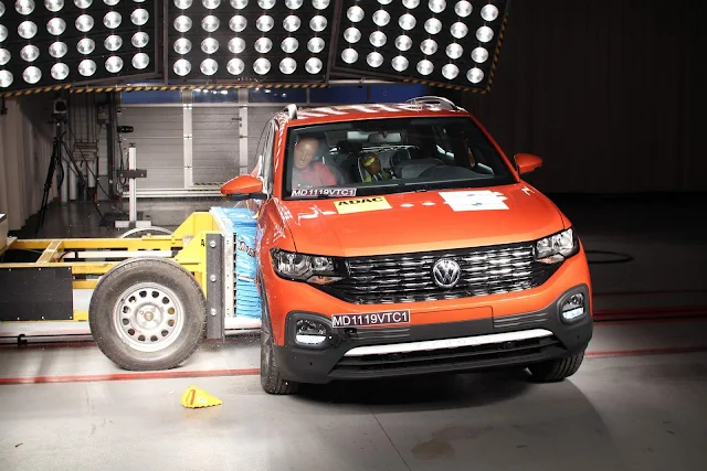 Volkswagen T-Cross ganha 10 estrelas no Latin NCAP