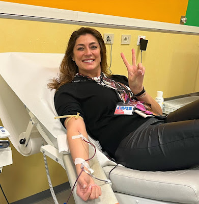 Elisa Isoardi donazione sangue giorno suo compleanno 27 dicembre
