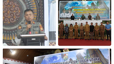 Wakapolres Toraja Utara Hadiri Musrenbang Rencana Kerja Pemerintah Daerah Tahun 2025