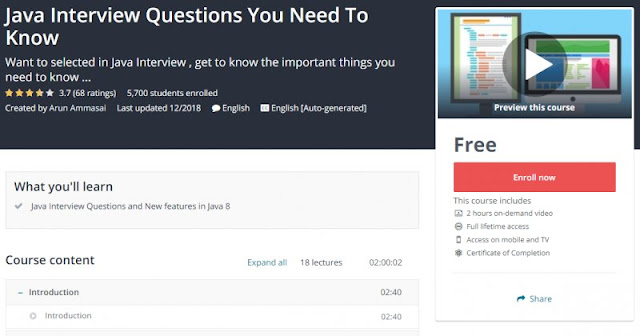 [100% Free] Java Interview Questions You Need To Know