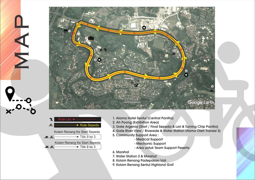 Map 👟 Sentul Ultra Triathlon • 2023
