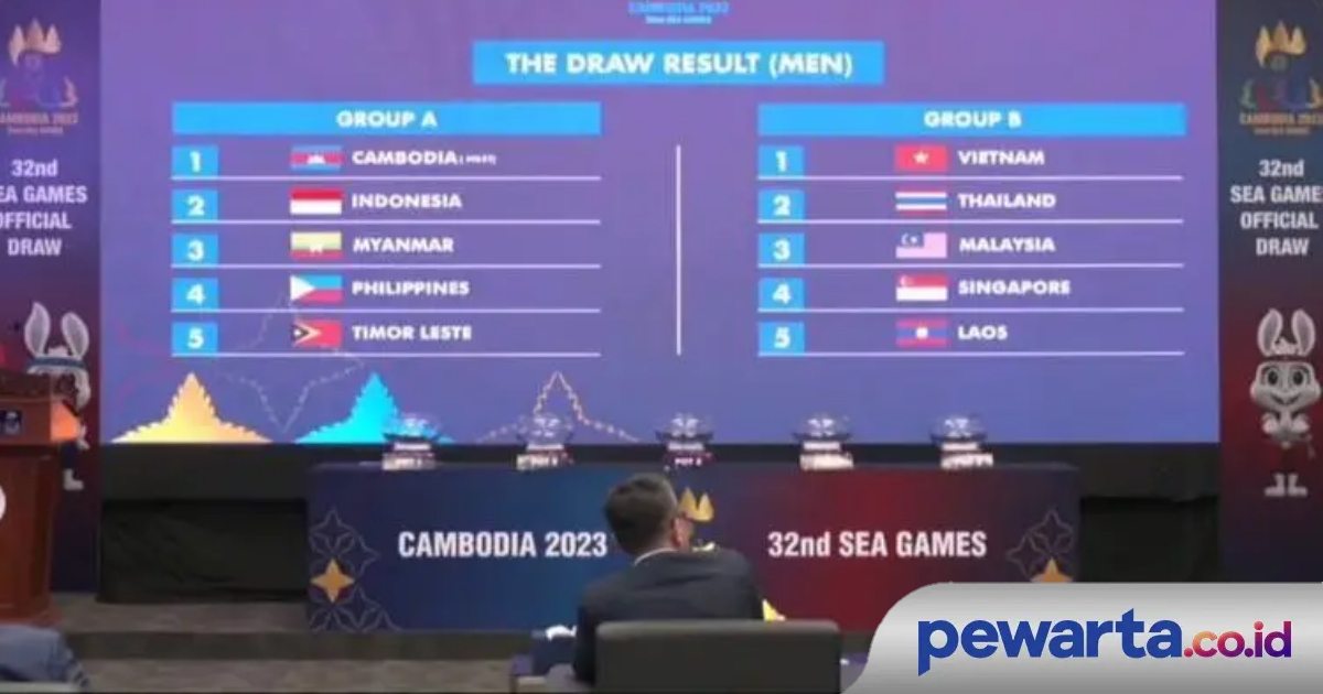 Hasil Lengkap Drawing Sepakbola SEA Games 2023, Timnas Indonesia di Grup Mana?