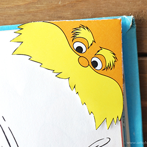 Lorax Corner Bookmark