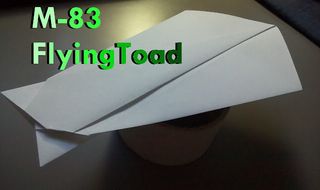 Avión de papel M-83 FlyingToad