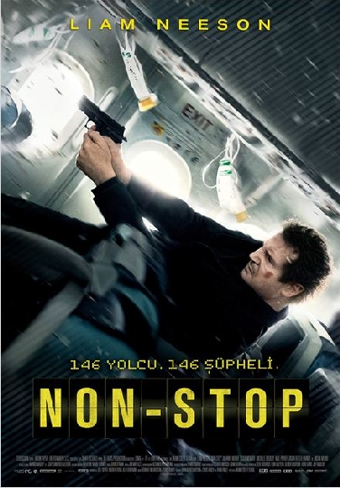 Non stop (USA 2014) - poster Turchia design by Concept Arts