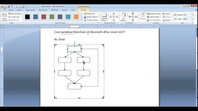 Cara Membuat Flowchart