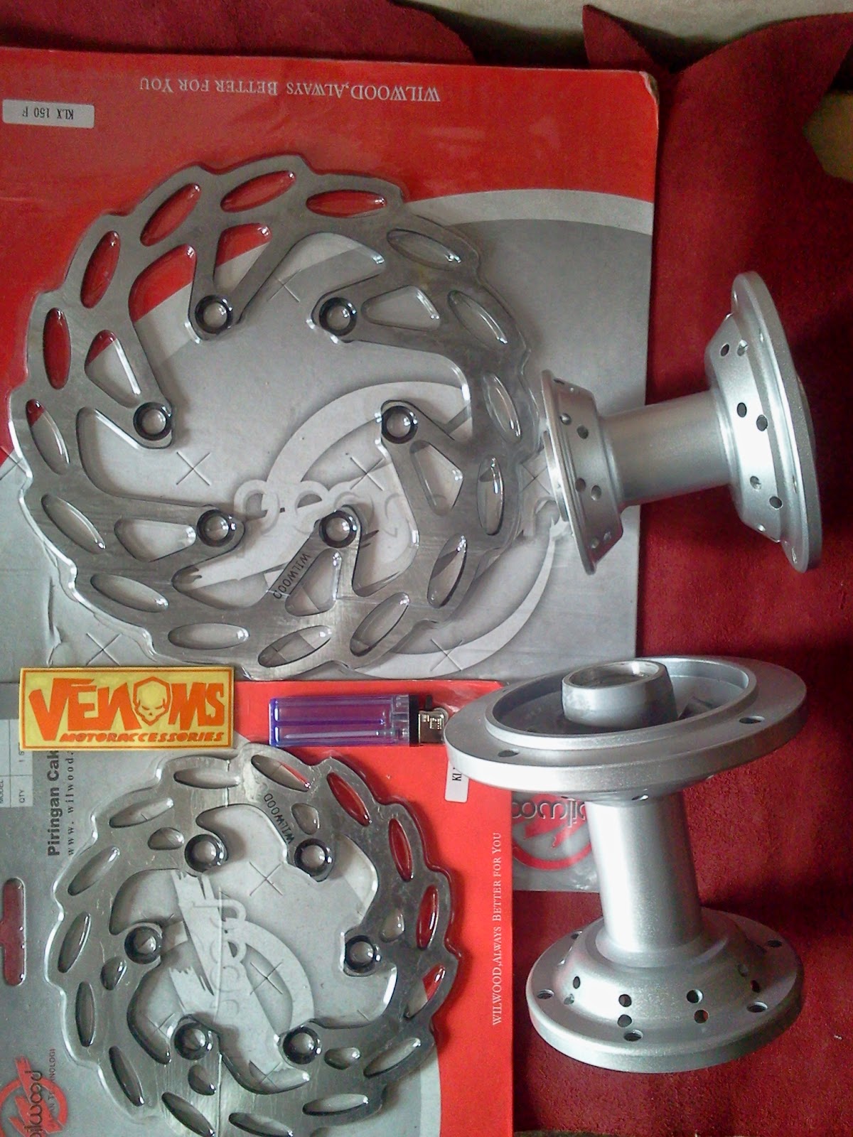 VENOMS AKSESORIS MOTOR Tromol KLX Lubang 36 Merk Willwood