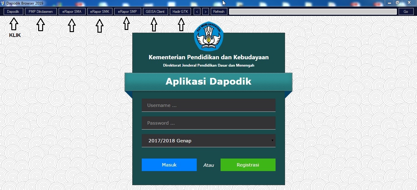 Download Dapodik Browser 2018