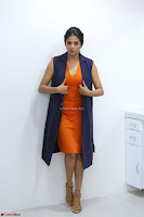Priyamani in Beautiful Short Deep neck Orange Dress ~  Exclusive 01.JPG