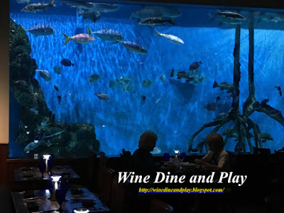The Aquarium at RumFish Grill in St. Pete Beach, Florida has 33,500 gallons of water