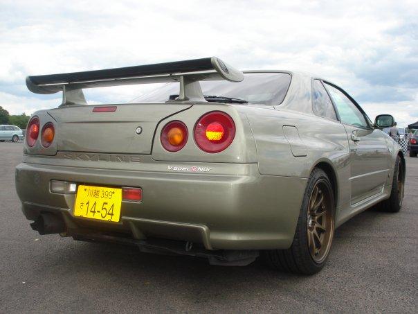 2010 Nissan Skyline R34 GTR Rear View