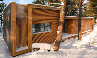 wooden home  - ecological design