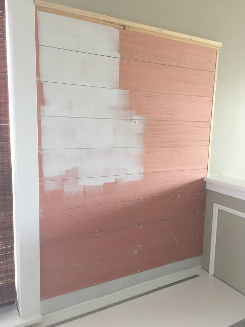 DIY shiplap walls