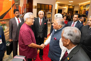 President Gotabaya Rajapaksa arrived in New Delhi.