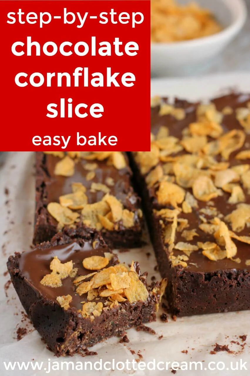 step by step cornflake slice image