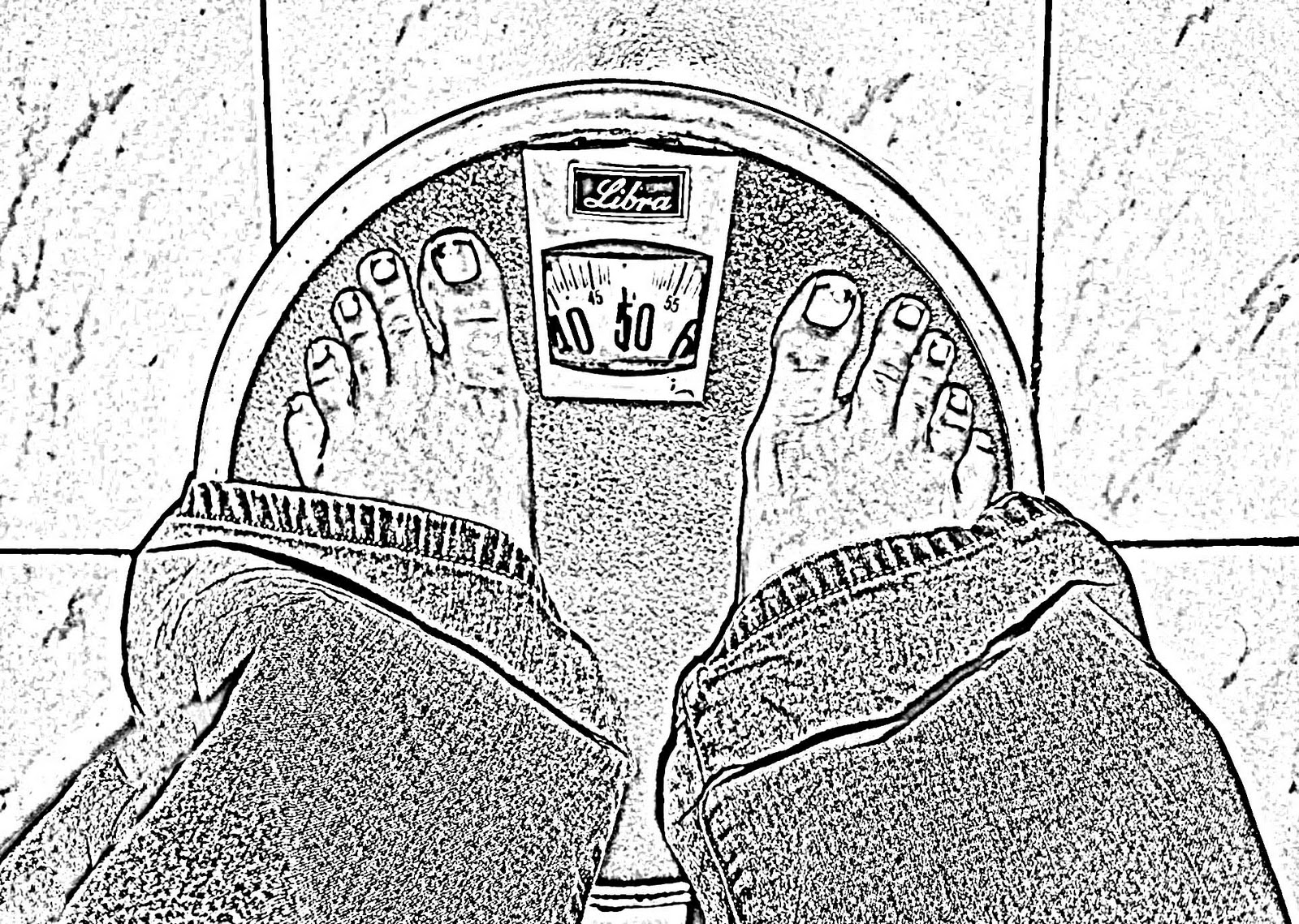 Weight Scale Drawing Stock Illustration - Download Image Now - Black And  White, Clip Art, Cut Out - iStock