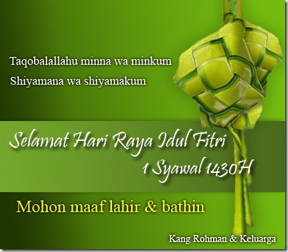 selamat hari raya idul fitri
