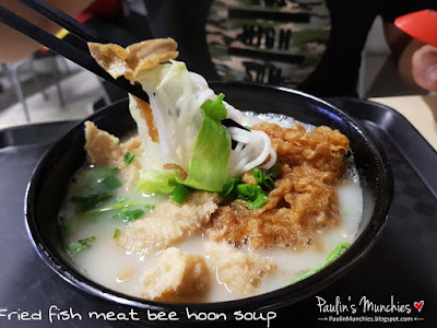 Fried fish meat bee hoon soup - China Square Fried Fish Soup (Blanco court) at Tanjong Pagar Xchange - Paulin's Munchies
